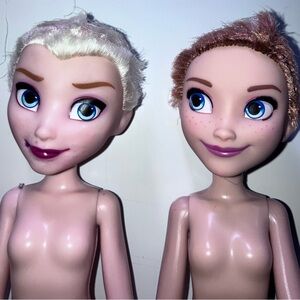 Frozen Character Dolls Set -Elsa Disney princesses for OOAK doll artists